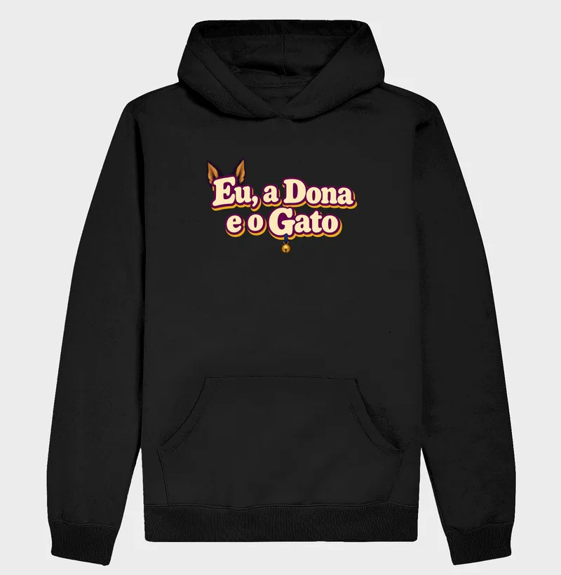 Moletom com capuz com a estampa Logo da Série