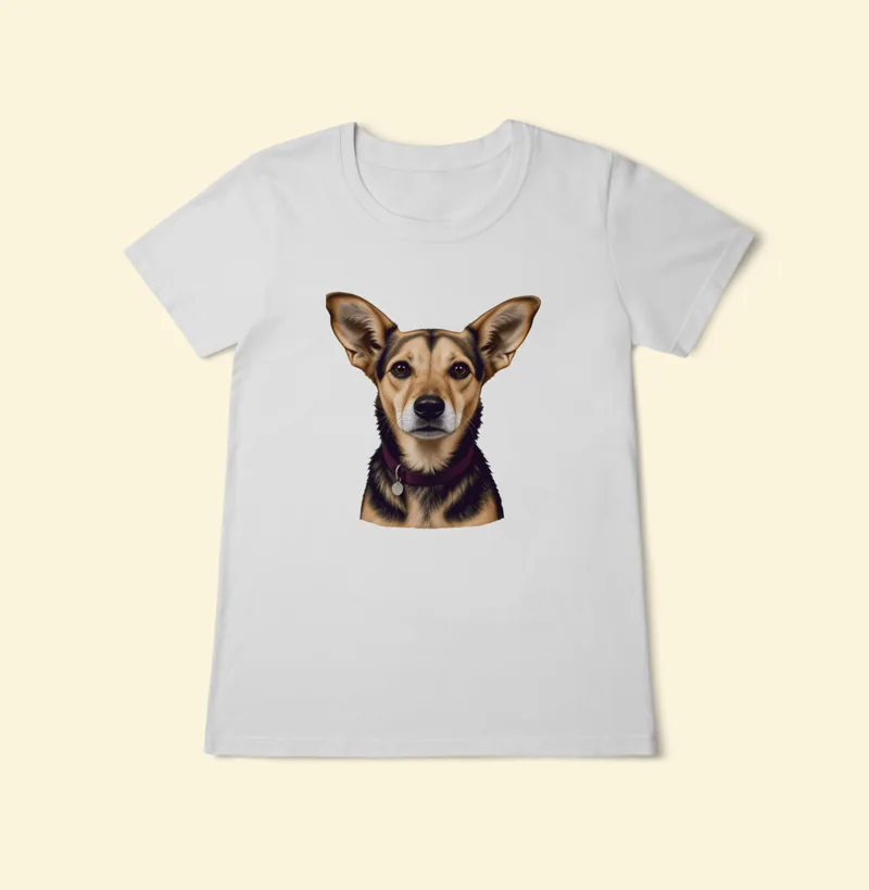 Baby look Classic com a estampa Amora – Retrato