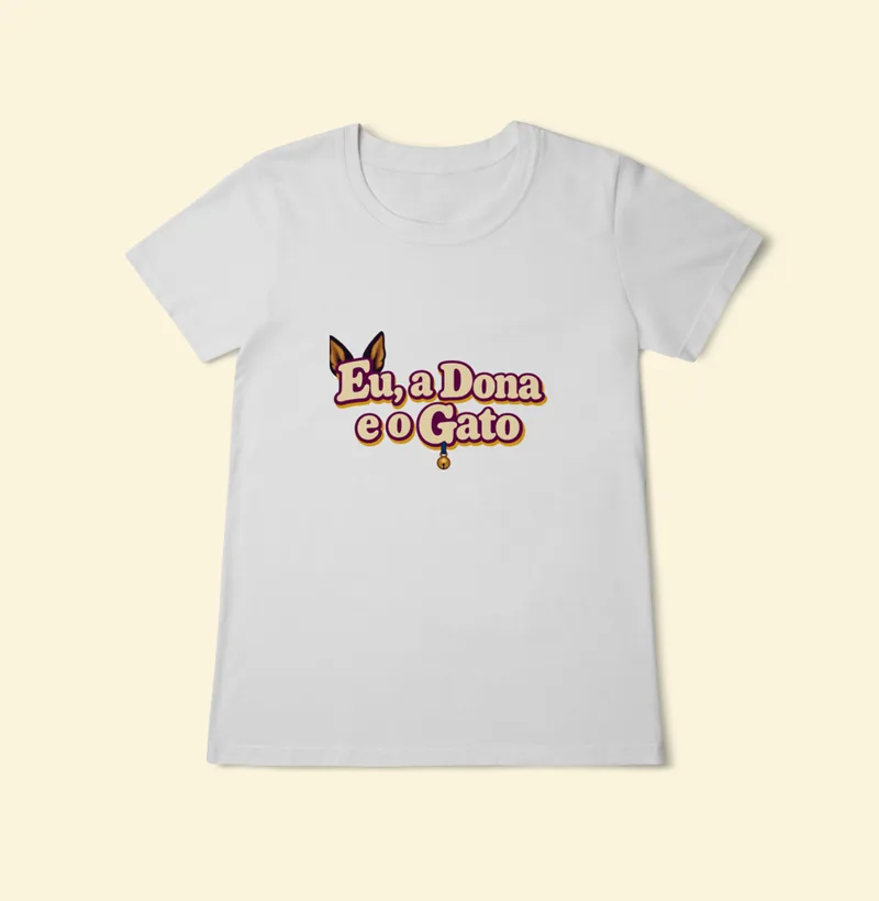 Baby look Classic com a estampa Logo da Série