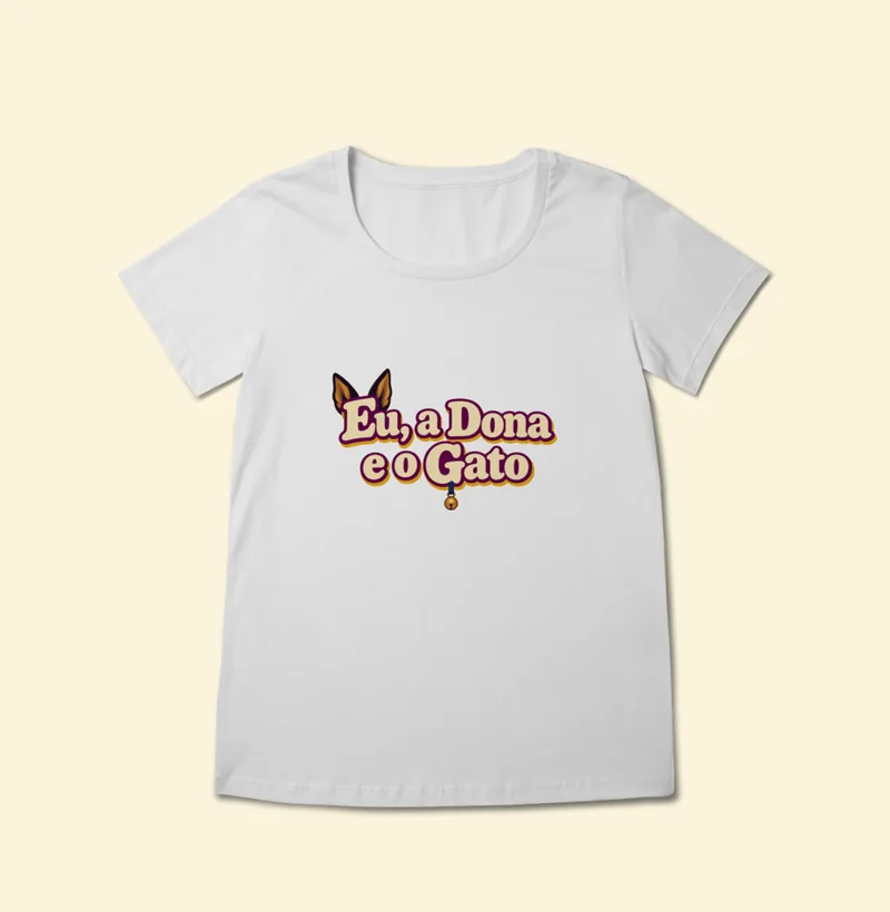 Baby look Prime com a estampa Logo da Série