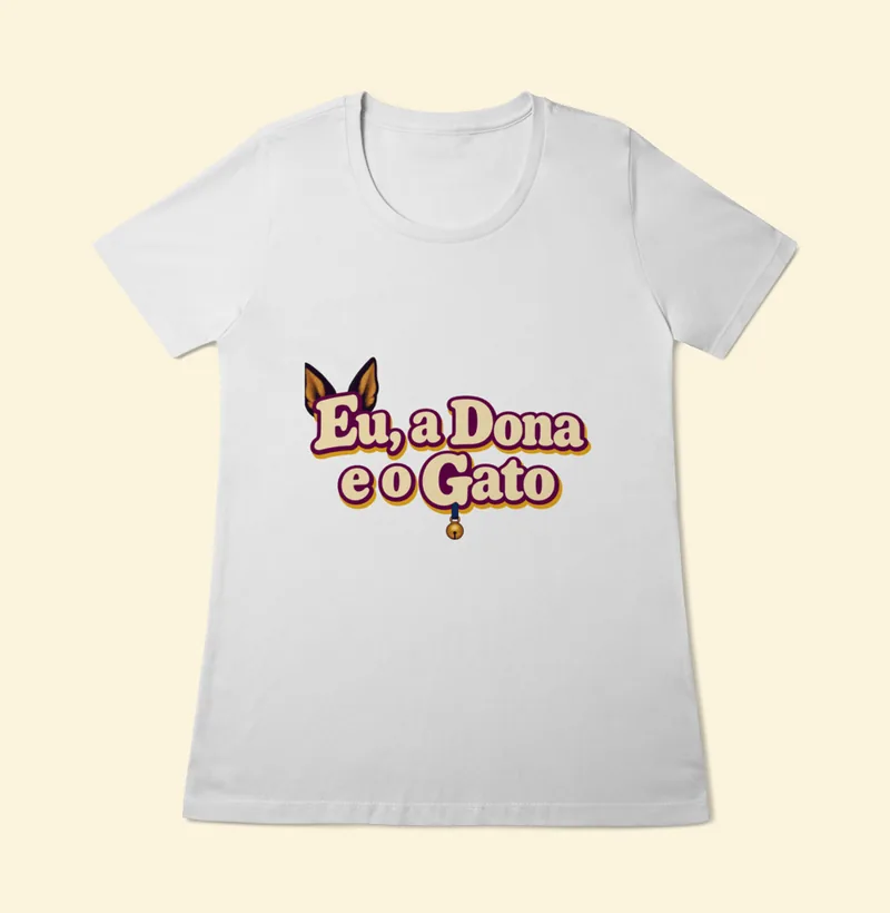 Baby look Quality com a estampa Logo da Série