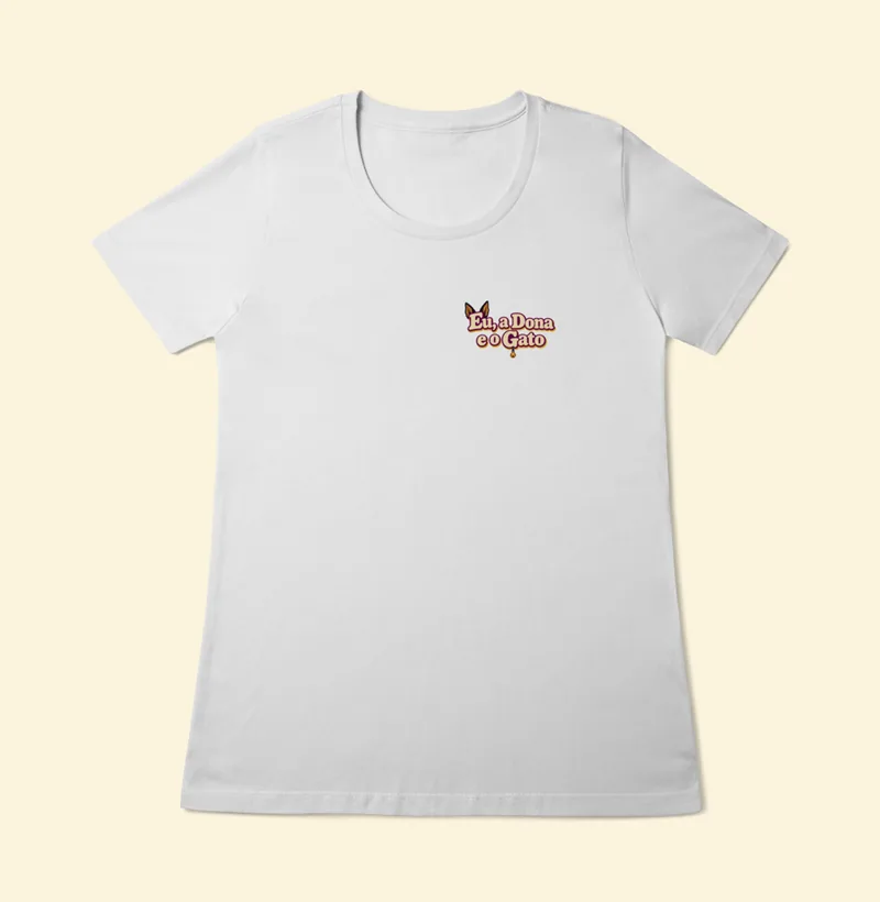 Baby look Quality com a estampa Logo no Bolso