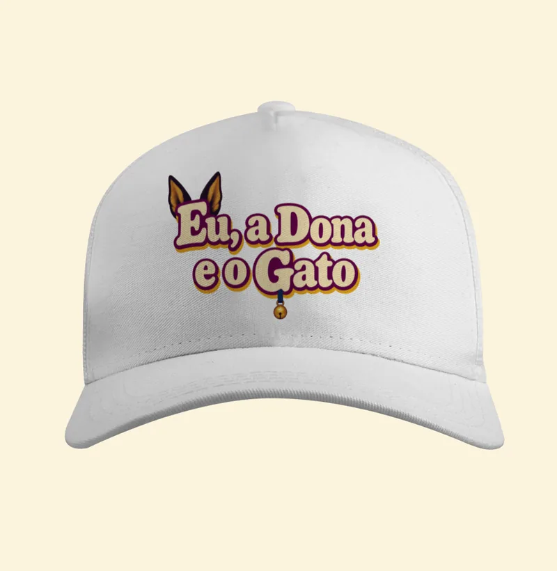 Boné trucker com a estampa Logo da Série