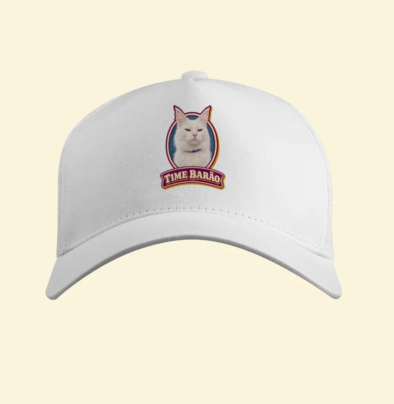 Boné trucker Prime com a estampa Time Barão