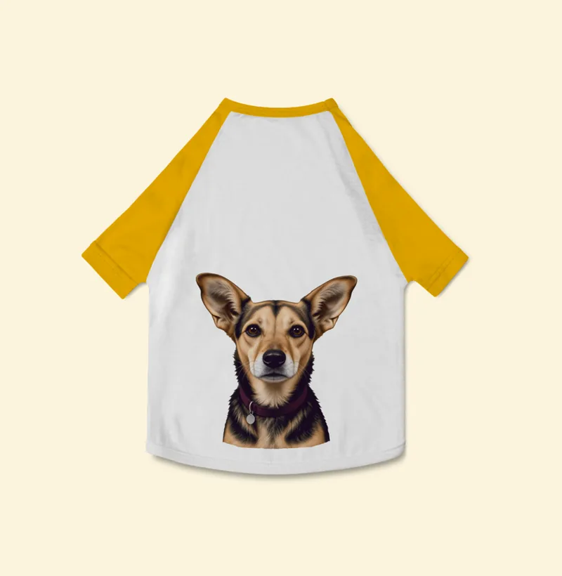 Camisa pet com a estampa Amora – Retrato