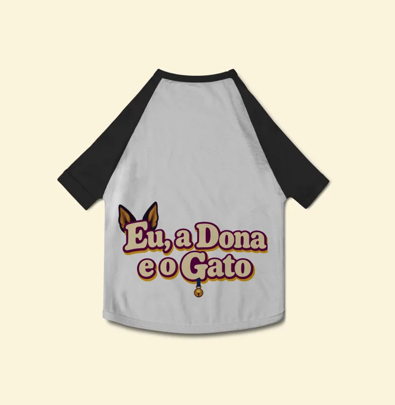 Camisa pet com a estampa Logo da Série