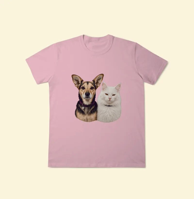Camiseta Classic com a estampa Amora e Barão