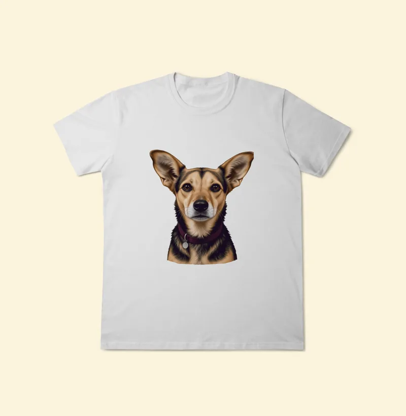 Camiseta Classic com a estampa Amora – Retrato