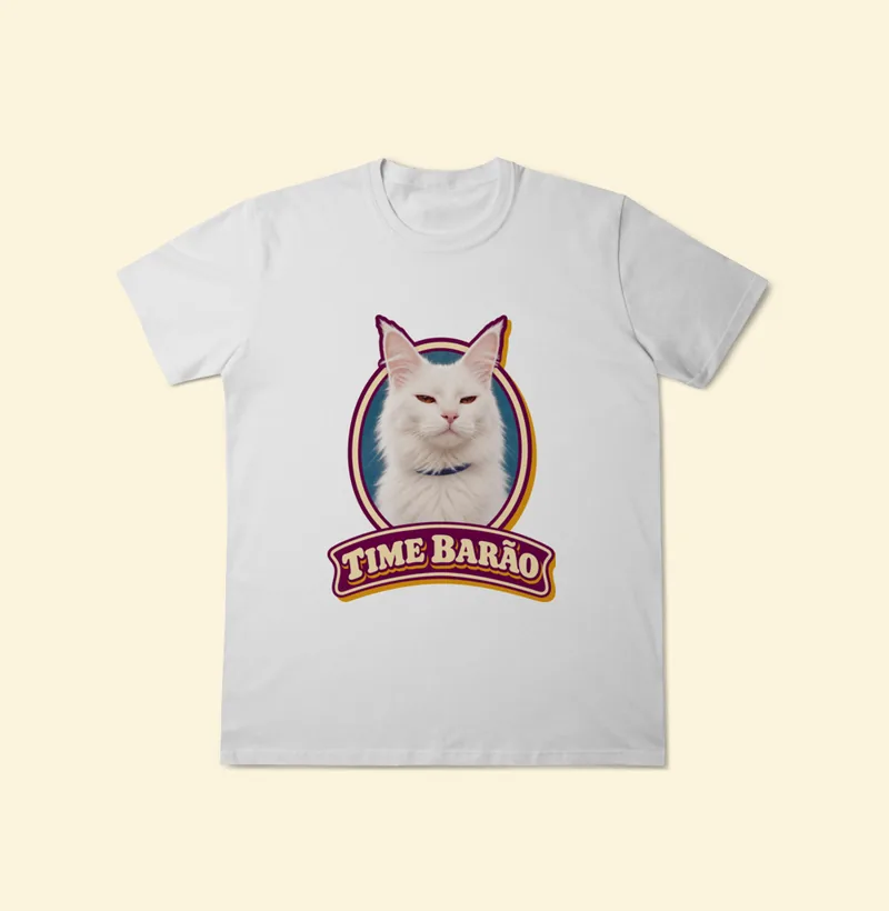 Camiseta Classic com a estampa Time Barão