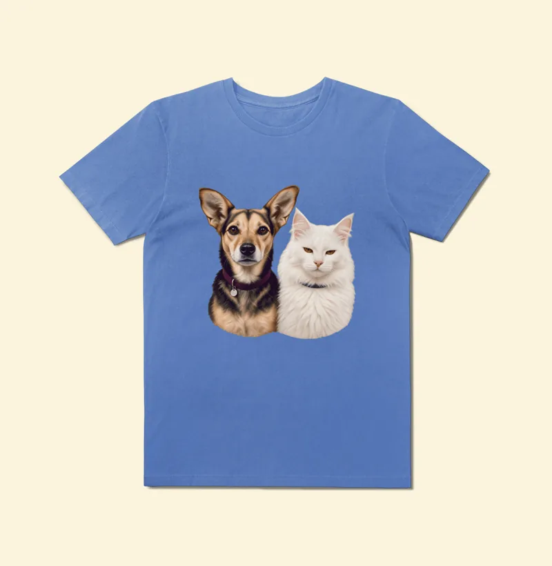 Camiseta Estonada com a estampa Amora e Barão