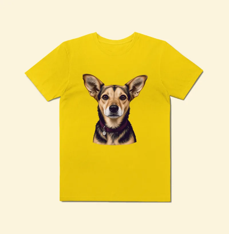 Camiseta Estonada com a estampa Amora – Retrato
