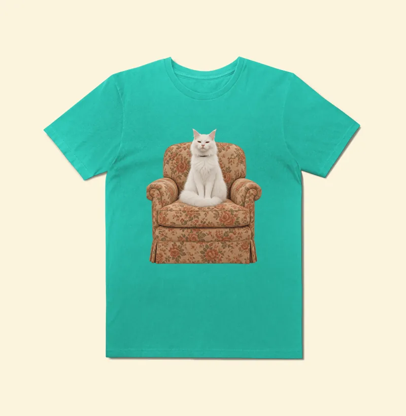 Camiseta Estonada com a estampa Barão na Poltrona