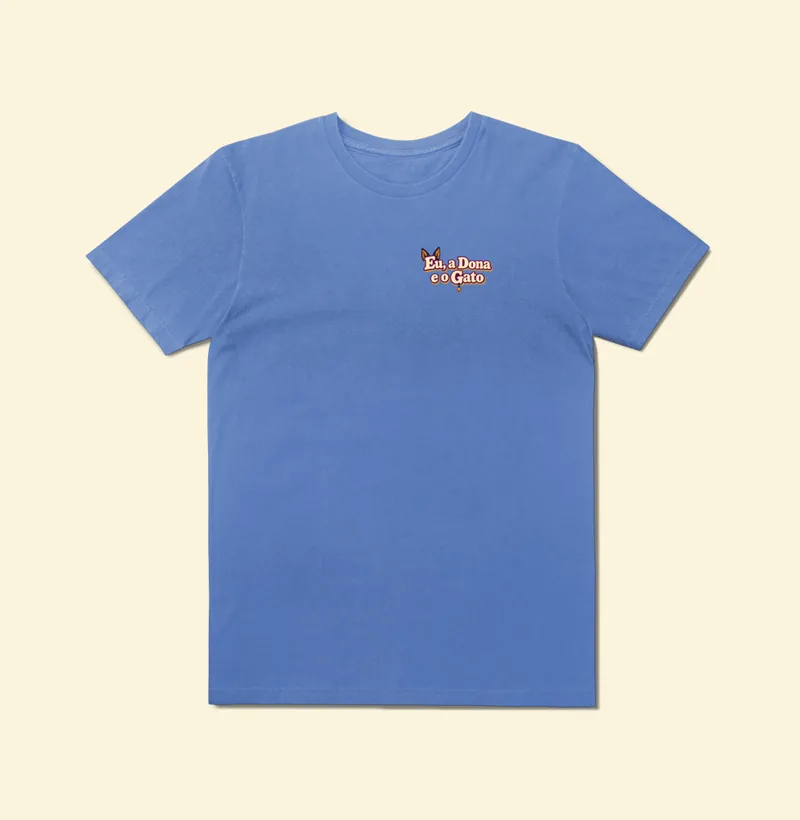 Camiseta Estonada com a estampa Logo no Bolso