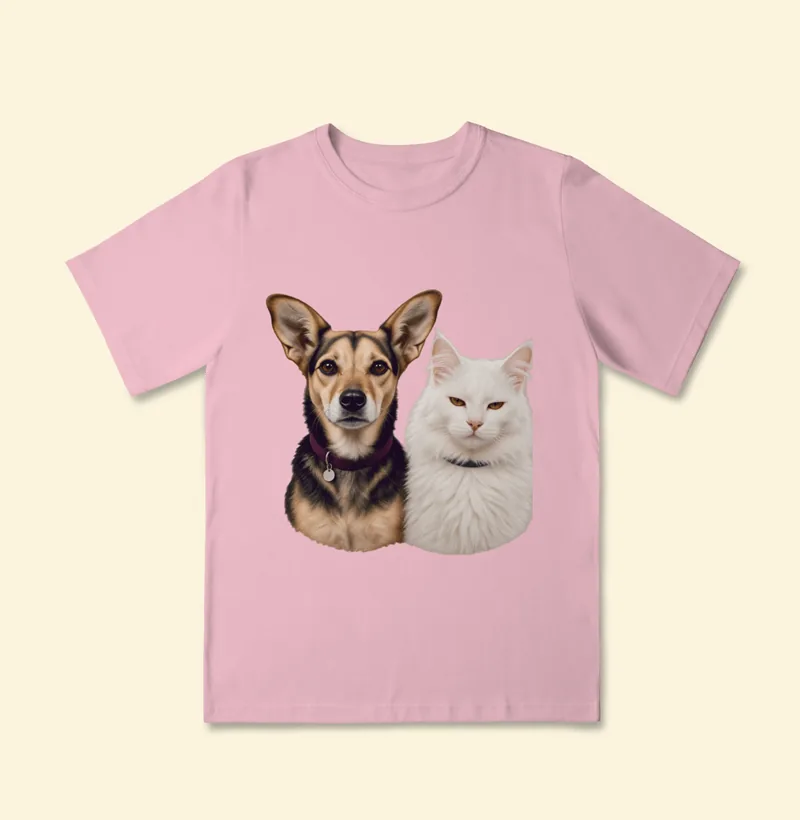 Camiseta infantil Classic com a estampa Amora e Barão