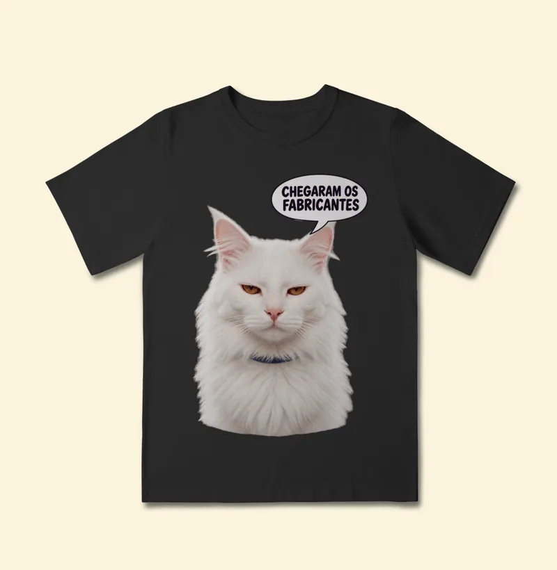 Camiseta infantil Classic com a estampa Barão – Chegaram os Fabricantes