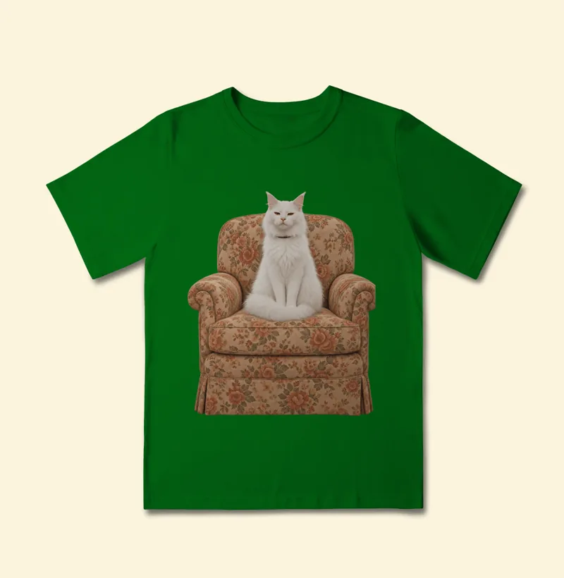 Camiseta infantil Classic com a estampa Barão na Poltrona