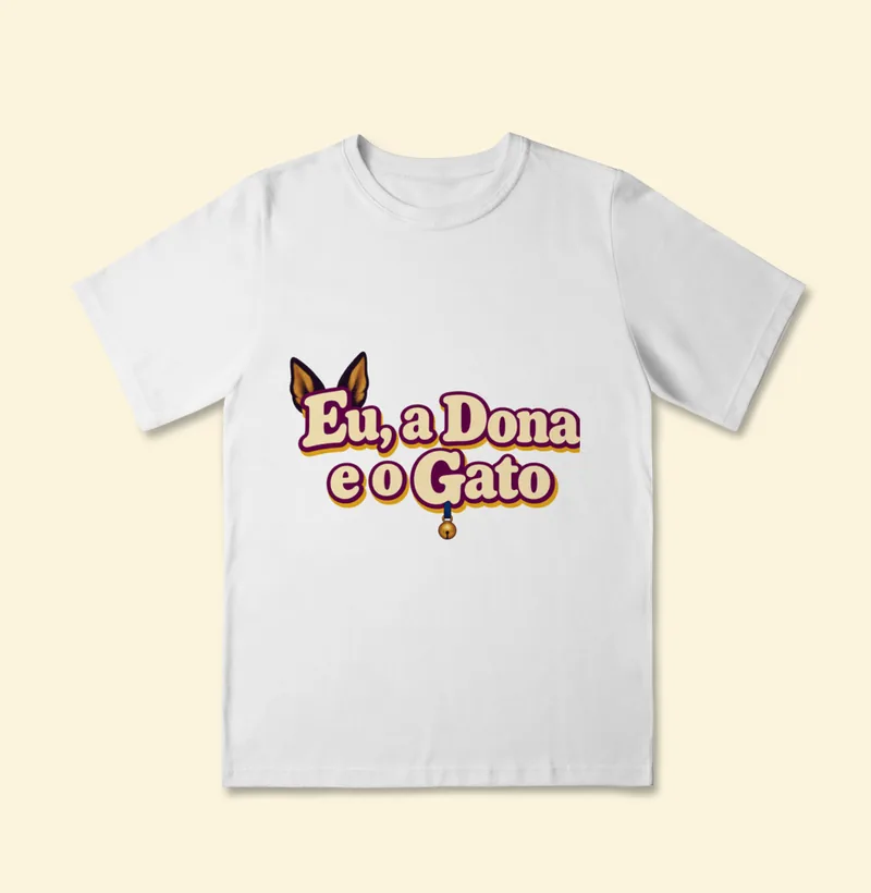 Camiseta infantil Classic com a estampa Logo da Série