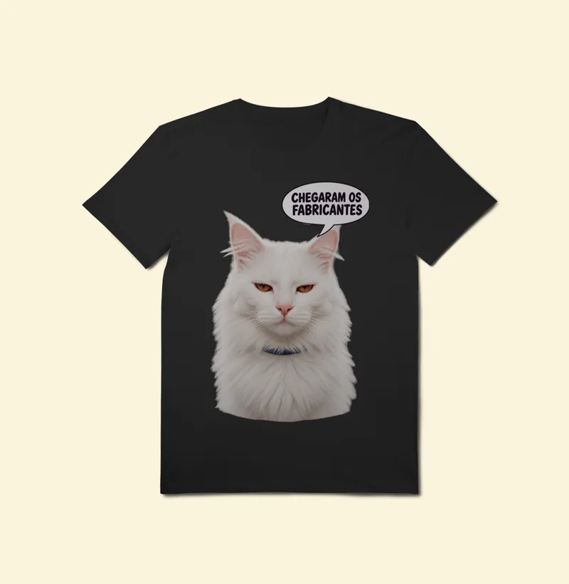 Camiseta Pima com a estampa Barão – Chegaram os Fabricantes