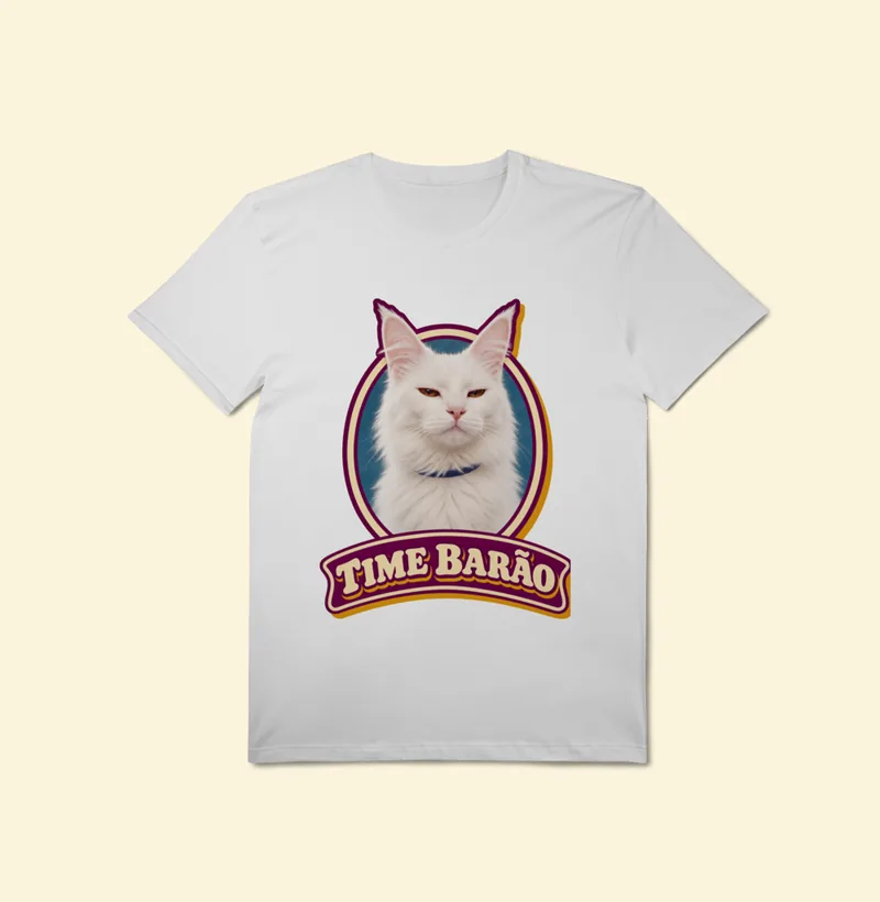 Camiseta Pima com a estampa Time Barão