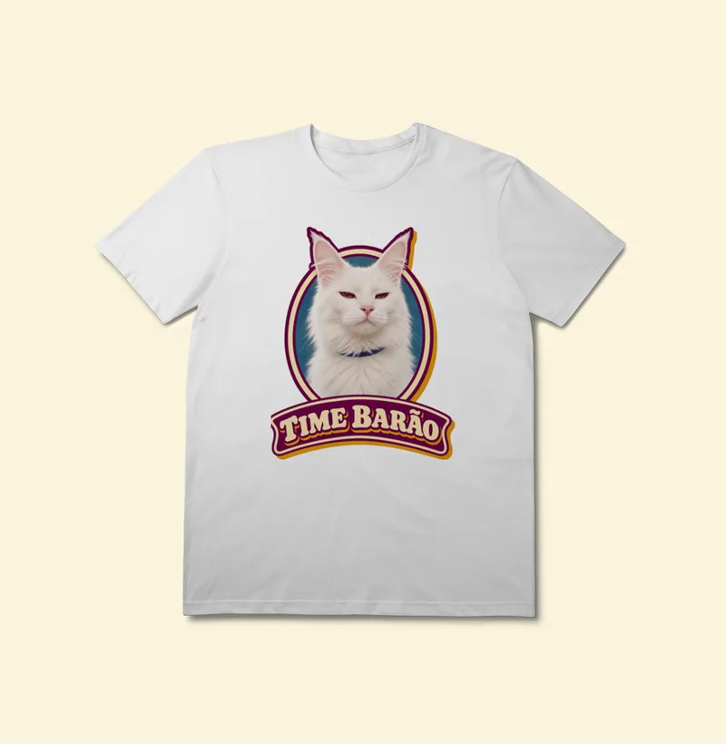 Camiseta Prime com a estampa Time Barão