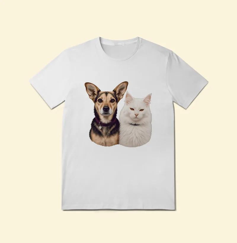 Camiseta Quality com a estampa Amora e Barão