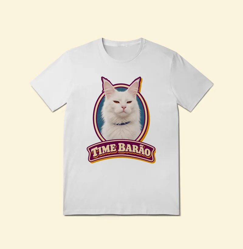 Camiseta Quality com a estampa Time Barão