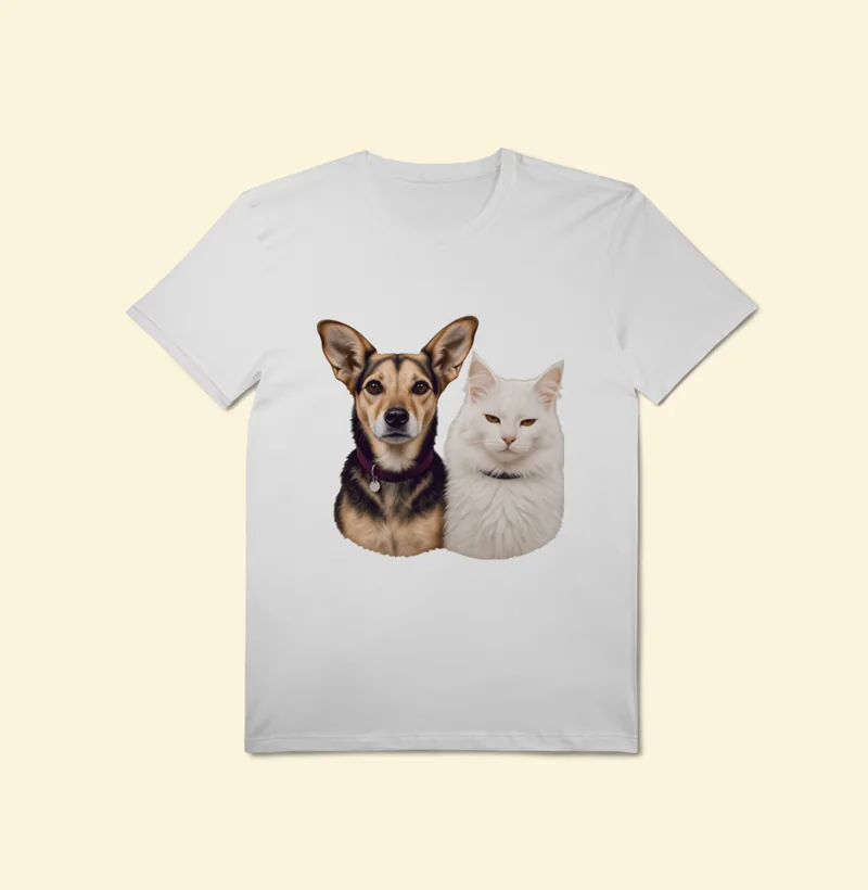 Camiseta Tech com a estampa Amora e Barão