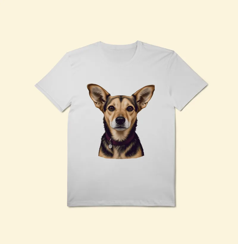 Camiseta Tech com a estampa Amora – Retrato