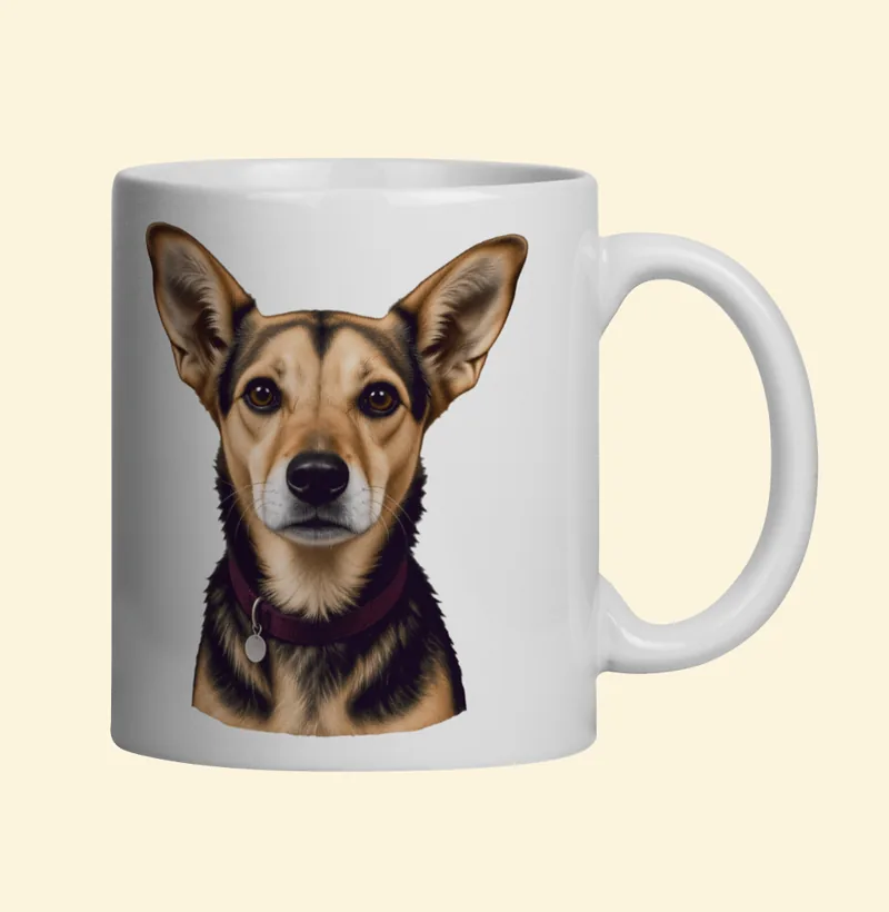 Caneca com a estampa Amora – Retrato