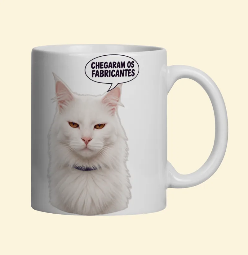 Caneca com a estampa Barão – Chegaram os Fabricantes