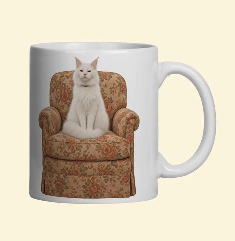 Caneca com a estampa Barão na Poltrona