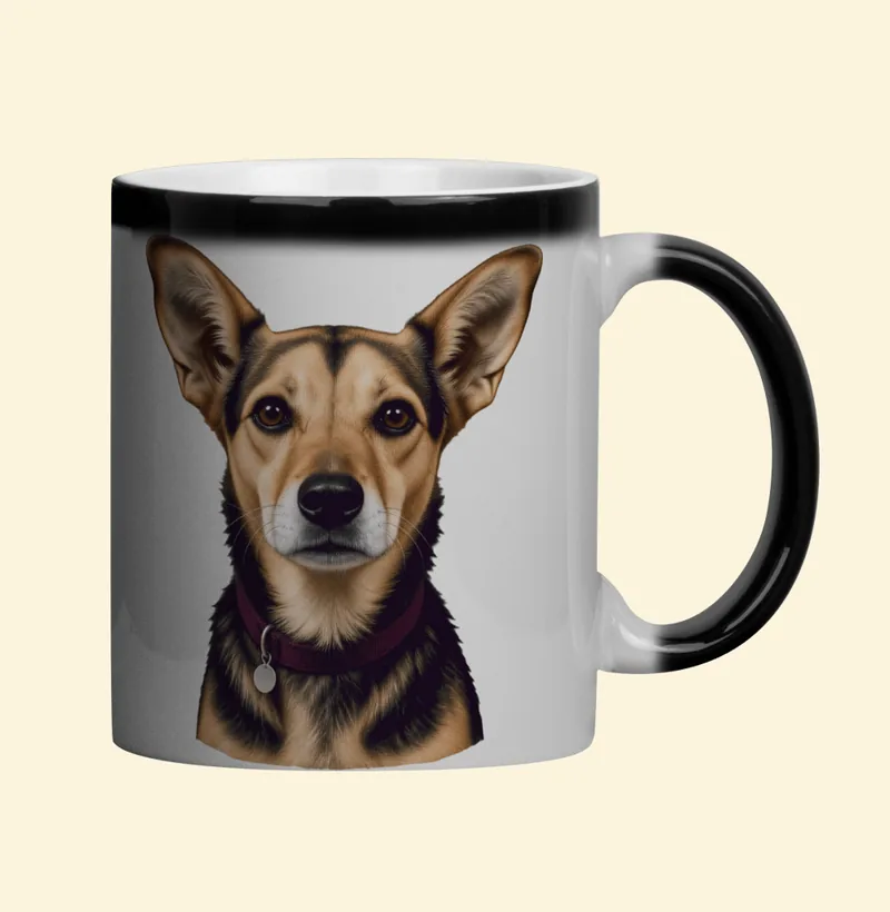 Caneca mágica com a estampa Amora – Retrato