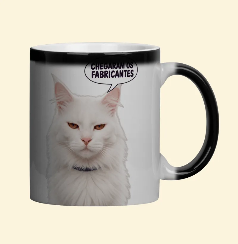 Caneca mágica com a estampa Barão – Chegaram os Fabricantes