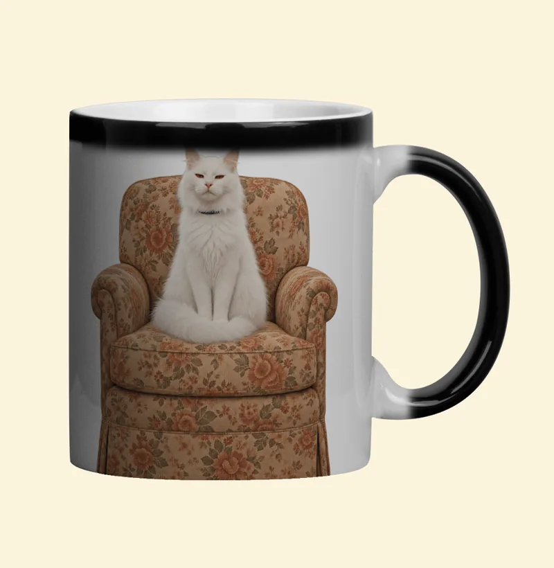 Caneca mágica com a estampa Barão na Poltrona