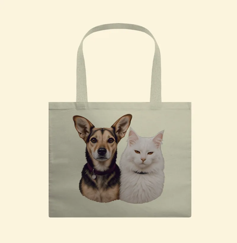 Ecobag com a estampa Amora e Barão