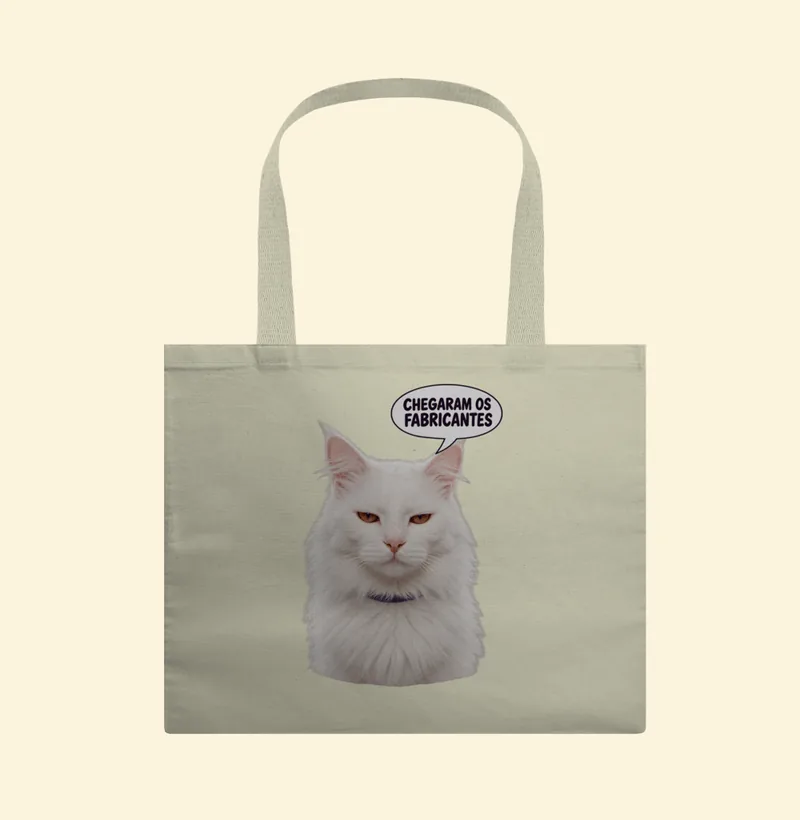 Ecobag com a estampa Barão – Chegaram os Fabricantes