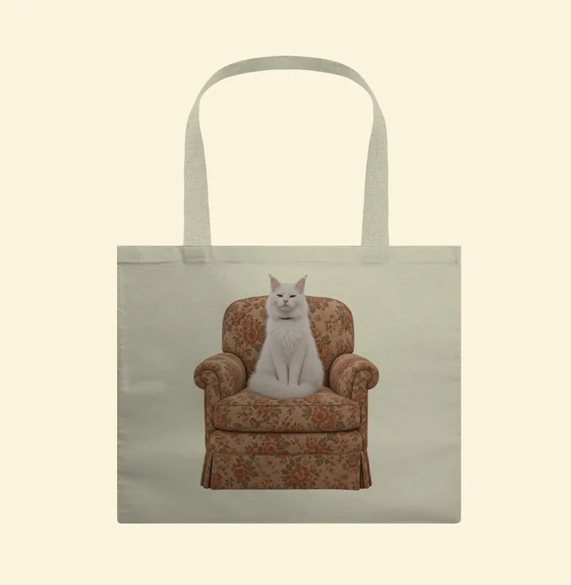 Ecobag com a estampa Barão na Poltrona