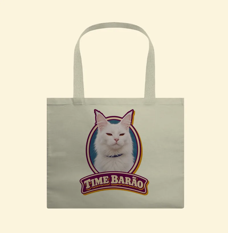 Ecobag com a estampa Time Barão