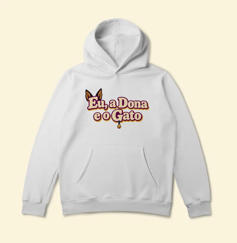Moletom com capuz com a estampa Logo da Série